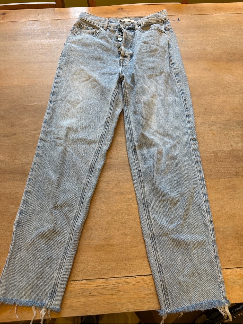 PacSun Women's Light Wash Straight Leg Jeans